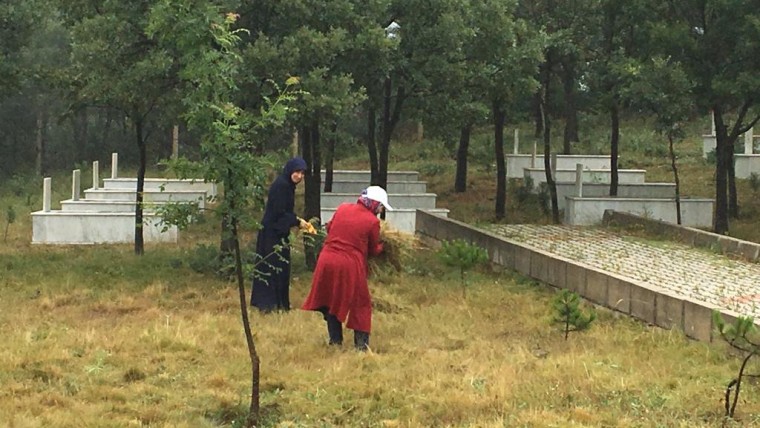 CEVİZDERE ŞEHİTLİĞİNDE 15 TEMMUZ HAZIRLIĞI