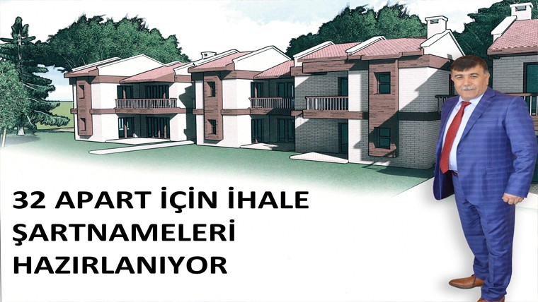 EMET BELEDİYEMİZCE 32 APART YAPIMI İHALEYE ÇIKACAK