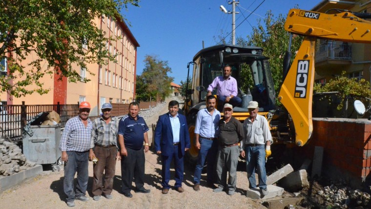 Kuşluk Kayasında Alt Yapı Çalışmalarımız Sürüyor