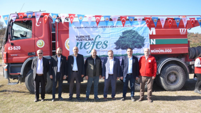 11 Kasım Fidan Dikim Gününde Emet'e 12 Bin Fidan