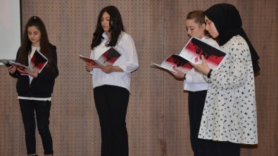 18 MART ÇANAKKALE ŞEHİTLERİNİ ANMA PROGRAMI GAZİKEMAL İLKÖĞRETİM OKULU KONFERANS SALONUNDA GERÇEKLEŞTİRİLDİ...