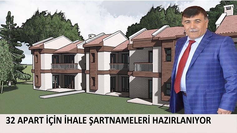 EMET BELEDİYEMİZCE  32 APART YAPIMI İHALEYE ÇIKACAK