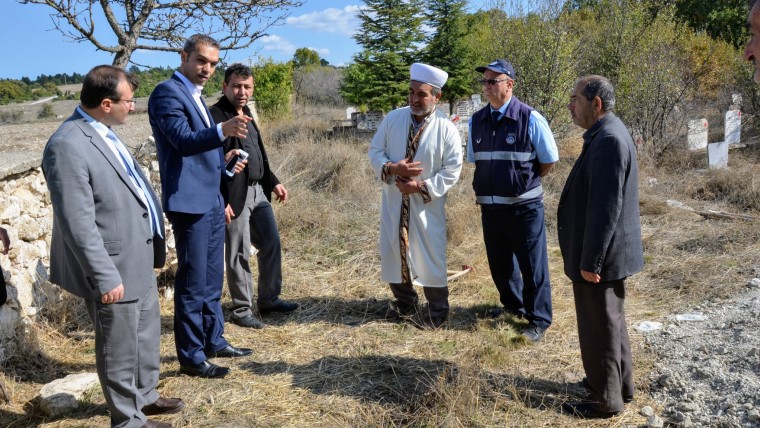 ÇALCAĞIL MEZARLIĞI EMET MEZARLIĞINA NAKLEDİLİYOR