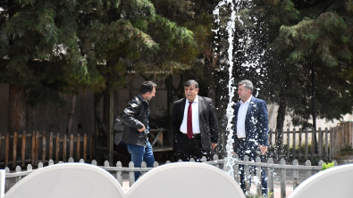 Hükümet Meydanı Projesinde Bakım Çalışmaları