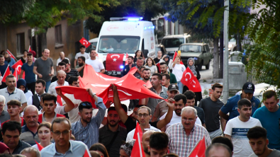 İlçemizde 15 Temmuz Milli birlik yürüyüşü gerçekleştirildi