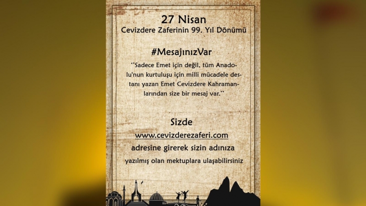 27 NİSAN CEVİZDERE ZAFERİMİZİN 99. GURUR YILINA ÇOK AZ BİR ZAMAN KALDI...