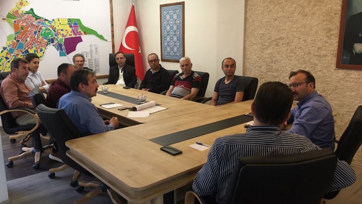 ALT YAPI ÇALIŞMALARI BAŞTA OLMAK ÜZERE BELEDİYEMİZ ÇALIŞMALARI DEĞERLENDİRİLİYOR