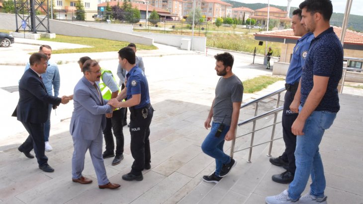 Bayramlaşma Programı İlçe Emniyet Müdürlüğümüzde Devam Etti