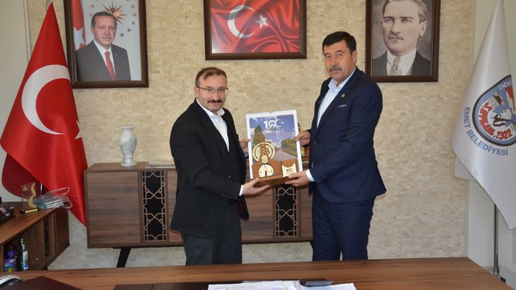 BELEDİYE BAŞKANLARIMIZDAN BAŞKANIMIZA ZİYARET