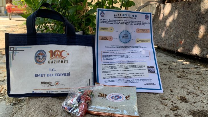 BELEDİYE EKİPLERİ KURBAN BAYRAMI ÖNCESİ HER EVE ULAŞIYOR