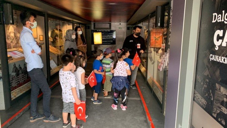 Çanakkale Savaşları Mobil Müzesi Gazi Emet'imizdeydi