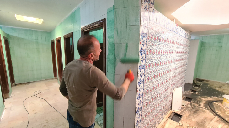 EMET BELEDİYEMİZ FEN İŞLERİ EKİPLERİNCE İLÇEMİZ MERKEZ CAMİ YANI YERALTI TUVALETLERİNDE YENİLEME, BAKIM VE ONARIM ÇALIŞMALARI GERÇEKLEŞTİRİLİYOR...