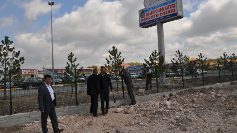 Galericiler Sitemiz'de Peyzaj Çalışmları