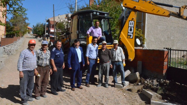 Kuşluk Kayasında Alt Yapı Çalışmalarımız Sürüyor