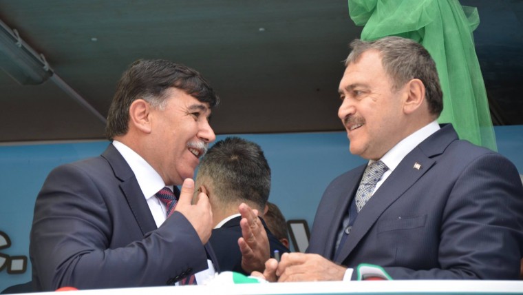 ORMAN VE SU İŞLERİ BAKANIMIZ  EMET GÖLETİMİZİN  TEMELİNİ ATTI