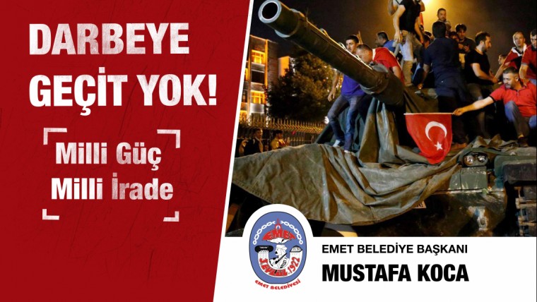 Demokrasi Meydanımızda Dev Pankartlar