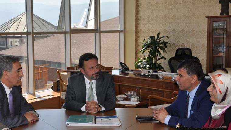 Rektör Gören'e Ziyaret Gündem E.M.Y.O