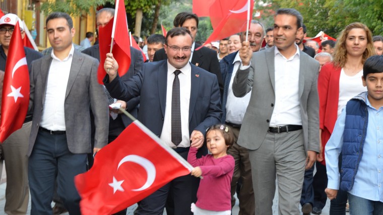 15 TEMMUZ MİLLİ BİRLİK YÜRÜYÜŞÜMÜZÜ GERÇEKLEŞTİRDİK