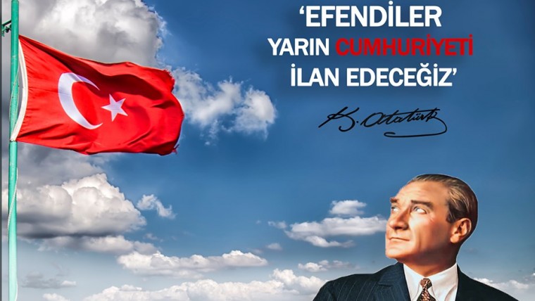 EMET BELEDİYE BAŞKANIMIZ HÜSEYİN DOĞAN’IN 29 EKİM CUMHURİYET BAYRAMI MESAJI