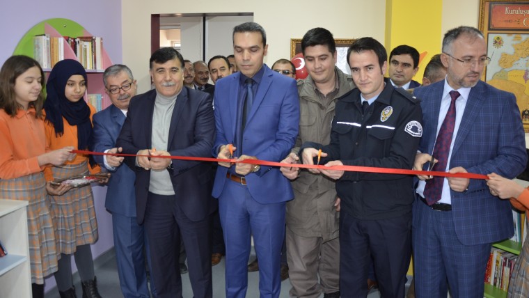 ASHABOĞLU OKULUNDA Z KÜTÜPHANE HİZMETE GEÇTİ