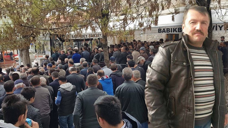 MESAİ ARKADAŞIMIZI GÖZYAŞLARI İLE UĞURLADIK