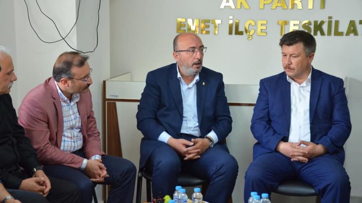 KISA BİR SÜRE ÖNCE AK PARTİ KÜTAHYA İL BAŞKANLIĞINA ATANAN AK PARTİ KÜTAHYA İL BAŞKANI MUSTAFA ÖNSAY İLÇEMİZE GELDİ.
