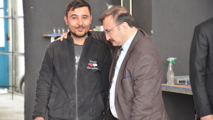 ŞİMŞEK ROTBALANS VE OTO LASTİK TAMİR SERVİSİ BUGÜN CUMA NAMAZI SONRASI DUALARLA AÇILDI...