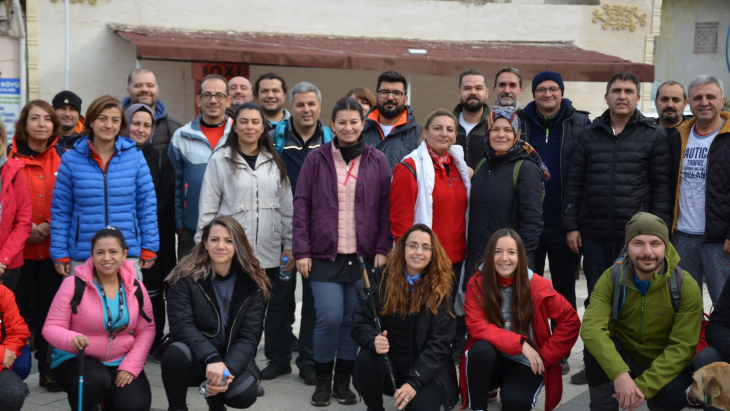 Yeni Rotalar Doğa Yürüyüşleri Kulübü Kütahya Grubu İlçemizdeydi