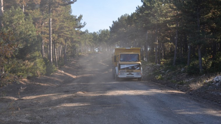 YÖRÜKLER ÇİFTLİĞİMİZDE YOL SEFERBERLİĞİ