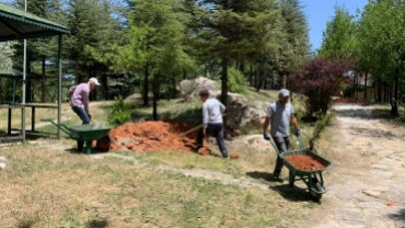 EMET BELEDİYESİ SOSYAL TESİS VE RESTORAN ÇALIŞMALARI SÜRÜYOR