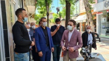 MİLLETVEKİLİ GAZEL'DEN ESNAF ZİYARETİ