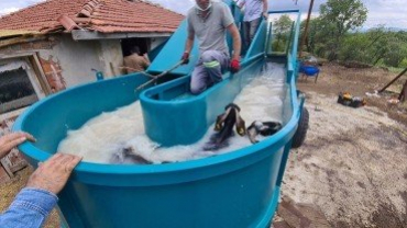 Emet Belediyemiz Keçi Peyniri Projesinde Yeni Makineler Hizmette