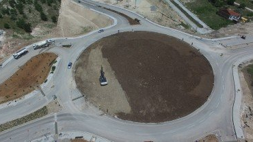 Emet Kavşağına 1.5 Milyon TL'lik Peyzaj Çalışması