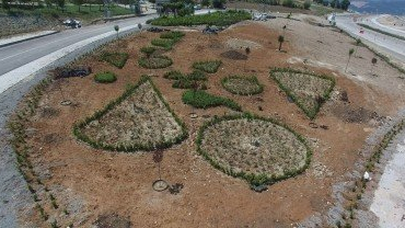 Emet Kavşağına 1.5 Milyon TL'lik Peyzaj Çalışması