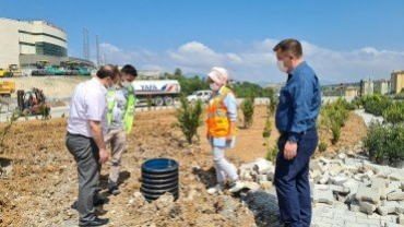 Emet Kavşağına 1.5 Milyon TL'lik Peyzaj Çalışması