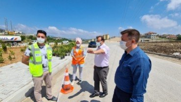 Emet Kavşağına 1.5 Milyon TL'lik Peyzaj Çalışması