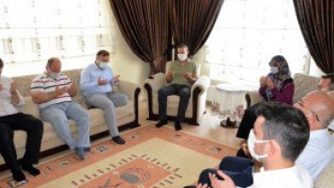 kURBAN BAYRAMI ARİFESİNDE ŞEHİT AİLELERİMİZE ZİYARET