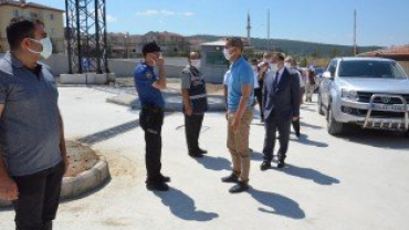 İLÇEMİZ PROTOKOLU BELEDİYEDEKİ BAYRAMLAŞMANIN ARDINDAN İLÇE JANDARMA KOMUTANLIĞIMIZA BAYRAM ZİYARETİ GERÇEKLEŞTİRDİ...