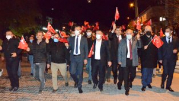 Emet 29 Ekim Cumhuriyet Bayramı Kutlamaları Fener Alayı Kortej Yürüyüşünden Kareler