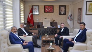 BELEDİYE BAŞKANLARIMIZDAN BAŞKANIMIZA ZİYARET