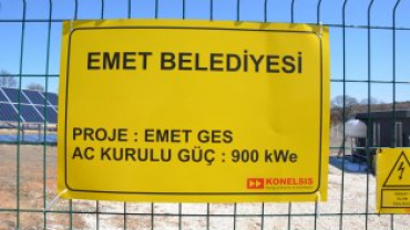 EMET BELEDİYEMİZ KENDİ ENERJİSİNİ ÜRETEREK HEM BELEDİYEMİZE HEM ÜLKE EKONOMİMİZE KATKIDA BULUNUYOR...