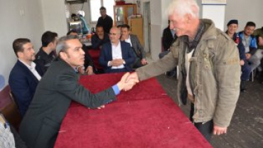 İlçe Protokolü Bayram Öncesi Şehit Ailelerimize Görevlerini Yerine Getirdi