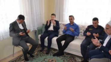 İlçe Protokolü Bayram Öncesi Şehit Ailelerimize Görevlerini Yerine Getirdi