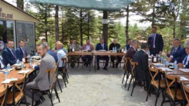 MHP MECLİS İDARE AMİRİ HABERAL VE MİLLETVEKİLİ ERBAŞ İLÇEMİZDEYDİ