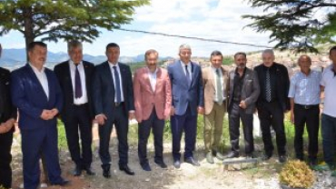 MHP MECLİS İDARE AMİRİ HABERAL VE MİLLETVEKİLİ ERBAŞ İLÇEMİZDEYDİ