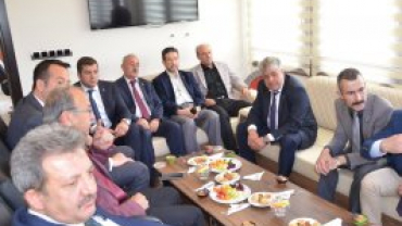 MHP MECLİS İDARE AMİRİ HABERAL VE MİLLETVEKİLİ ERBAŞ İLÇEMİZDEYDİ