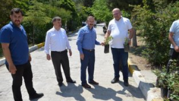 AREFE GÜNÜNDE BAŞKANIMIZDAN ŞEHİT MEZARLARIMIZA ZİYARET VE GÜL DAĞITIMI