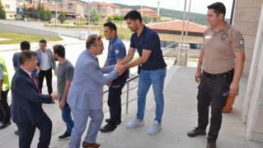 Bayramlaşma Programı İlçe Emniyet Müdürlüğümüzde Devam Etti