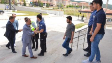 Bayramlaşma Programı İlçe Emniyet Müdürlüğümüzde Devam Etti