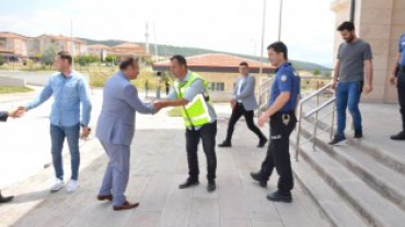 Bayramlaşma Programı İlçe Emniyet Müdürlüğümüzde Devam Etti